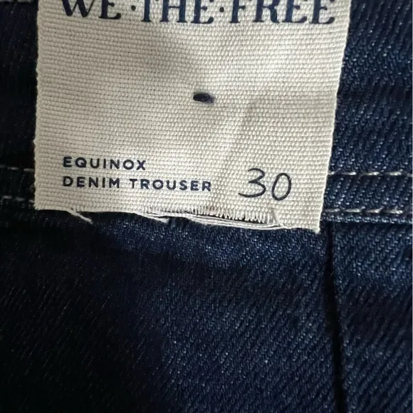 Free People We The Free Equinox Wide Leg Denim Trousers