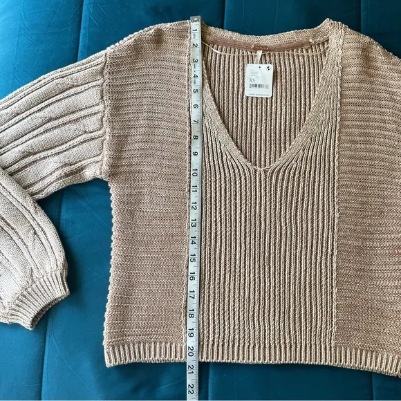Free People When It Rains Sweater NWT