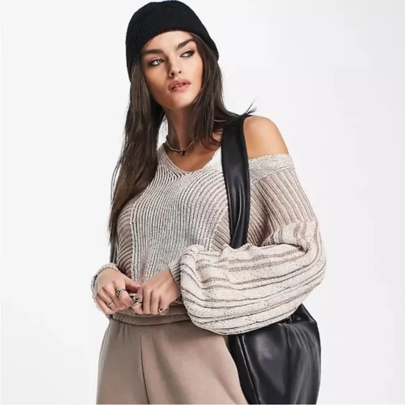 Free People When It Rains Sweater NWT