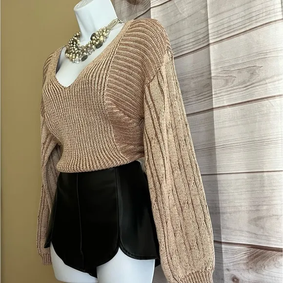 Free People When It Rains Sweater NWT