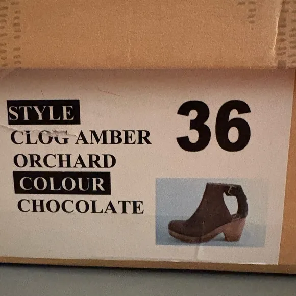 Free People Women's Brown Leather Amber Orchard Platform Clog Ankle Boots