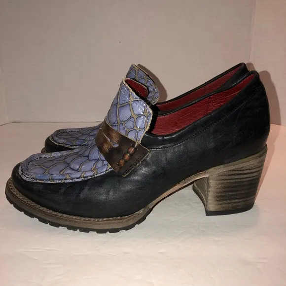Freebird by Steven Bristol Womens Heeled Loafer Shoes sz 11