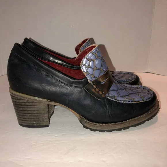 Freebird by Steven Bristol Womens Heeled Loafer Shoes sz 11