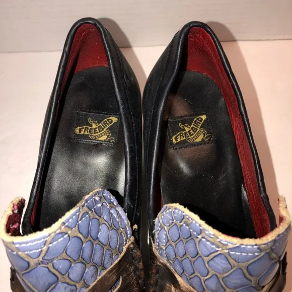 Freebird by Steven Bristol Womens Heeled Loafer Shoes sz 11
