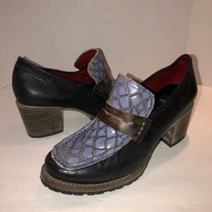 Freebird by Steven Bristol Womens Heeled Loafer Shoes sz 11