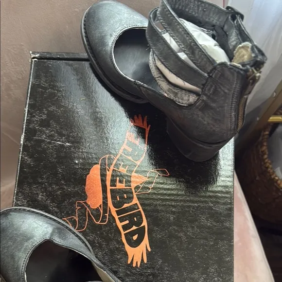 Freebird by Steven Randi Stylish Black Women's Booties