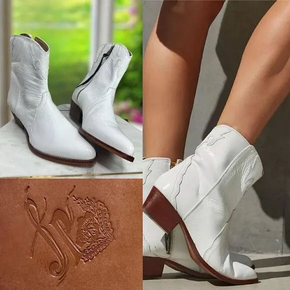 FREE PEOPLE New Frontier Western Boots Size 40