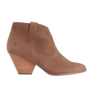Frye &quot;NEW&quot; Western Dusty Rose Rory Leather Cowboy Pointed Toe Ankle Boots Size 9