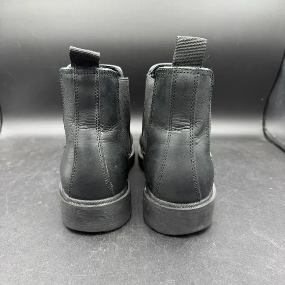 Frye and Co. Leather Chelsea Bowery Boots Ankle Pull On Black Mens Sz 8.5