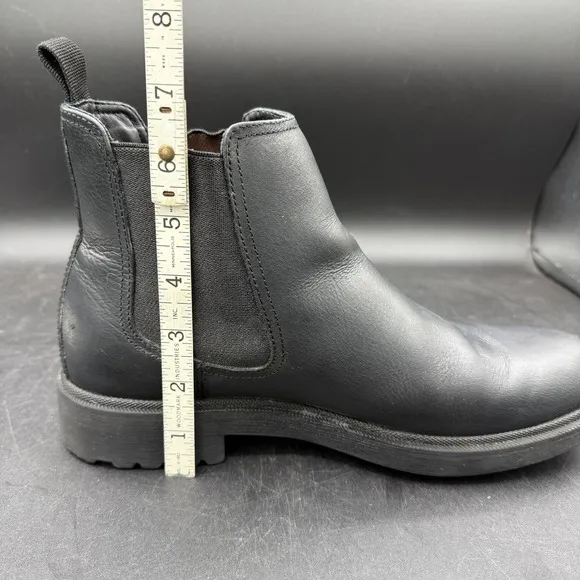 Frye and Co. Leather Chelsea Bowery Boots Ankle Pull On Black Mens Sz 8.5