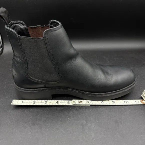 Frye and Co. Leather Chelsea Bowery Boots Ankle Pull On Black Mens Sz 8.5