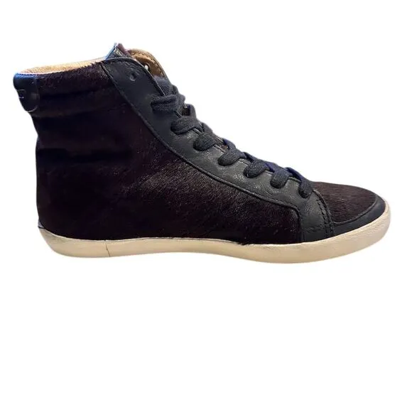 Frye Dylan Women's High Top Sneakers Black Size 8.5