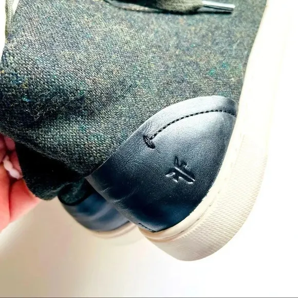 Frye Women’s Ivy Olive Wool Lace Up High Top