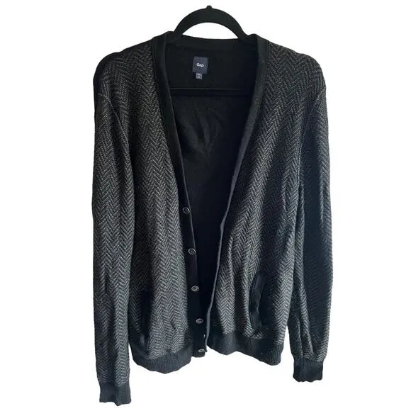 Gap cardigan black size medium