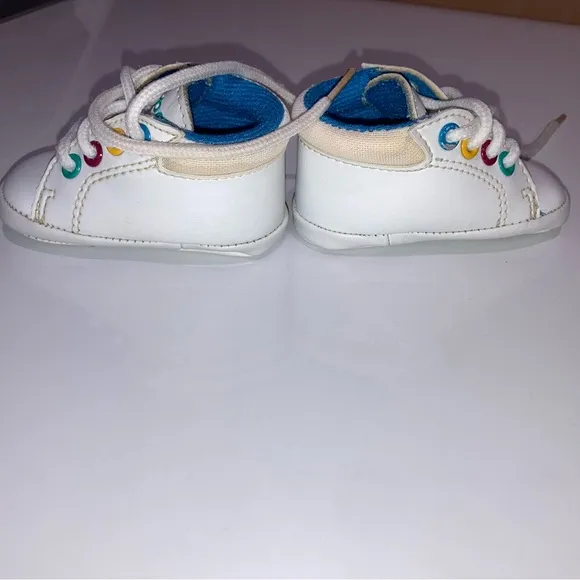 Gerber Vintage Crib Shoes / Slip Guard / Infant shoes 1980’s approx size 0‎