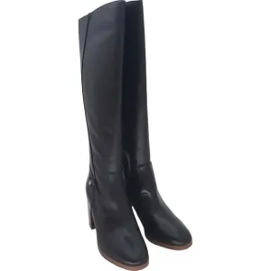 Giani Bernini Women's Odettee Leather Zipper Riding Boots Brown 9M