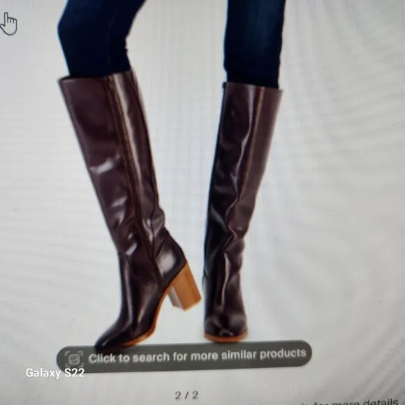 Giani Bernini Women's Odetteel Leather Brown Toe Knee-High Boots. NIB. Various