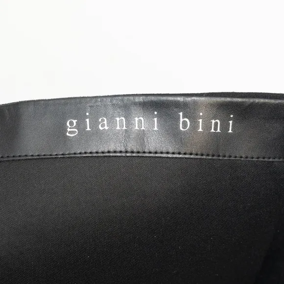 Gianni Bini. GaborTwo Rhinestone Pointed Toe Tall Wedge Boots.
