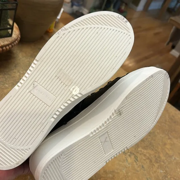 Gianni Bini Kophie Rhinestone Buckle Crinkle Patent High Tops
