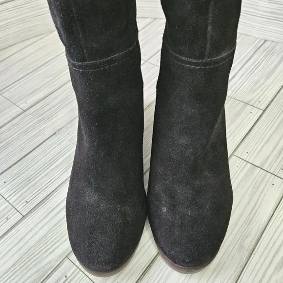 Gibson Latimer Ammelia Over the Knee Suede Boots in Black Size 6.5