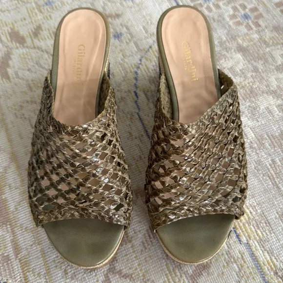 Gilardini Firenze Wedge Sandals Size 38