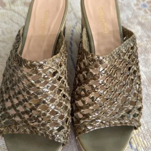 Gilardini Firenze Wedge Sandals Size 38