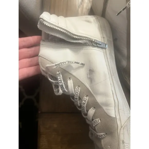 Golden Goose Slide Sneakers Womens Slide In Mid-Top Shoes Camo/Pink Sz 41 US-10