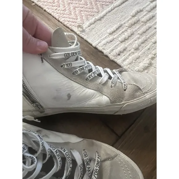 Golden Goose Slide Sneakers Womens Slide In Mid-Top Shoes Camo/Pink Sz 41 US-10