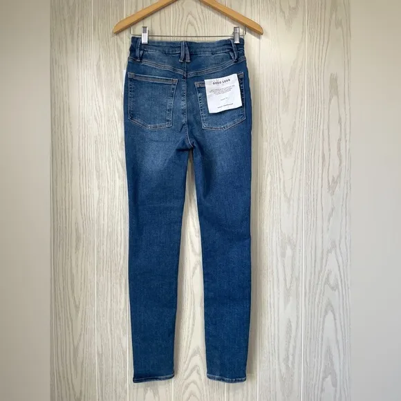 Good American GOOD LEGS SKINNY JEANS Size 2 NWT