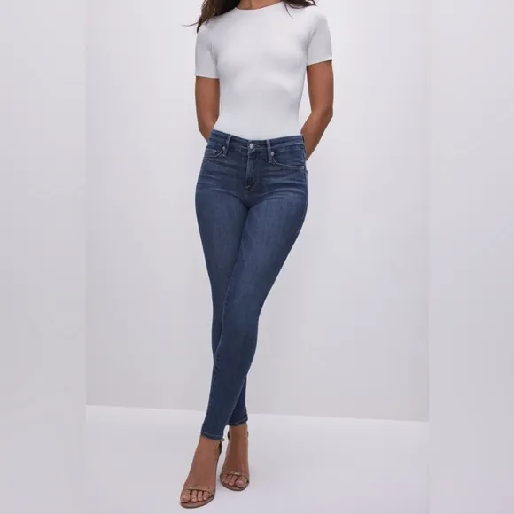 Good American GOOD LEGS SKINNY JEANS Size 2 NWT