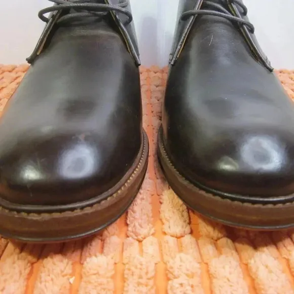 Gordon Rush NWOT US 8 leather AUSTIN Expresso brown classic chukka boot 60s