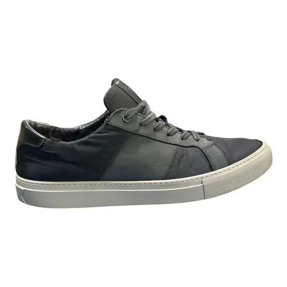 Greats Brooklyn Black Leather Low Top Men’s Sneakers Sz 12