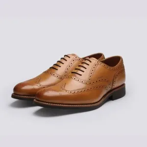 Grenson Dylan Wing Tip Oxford Brogue Leather Goodyear Welted Men’s UK 6.5 US 7.5