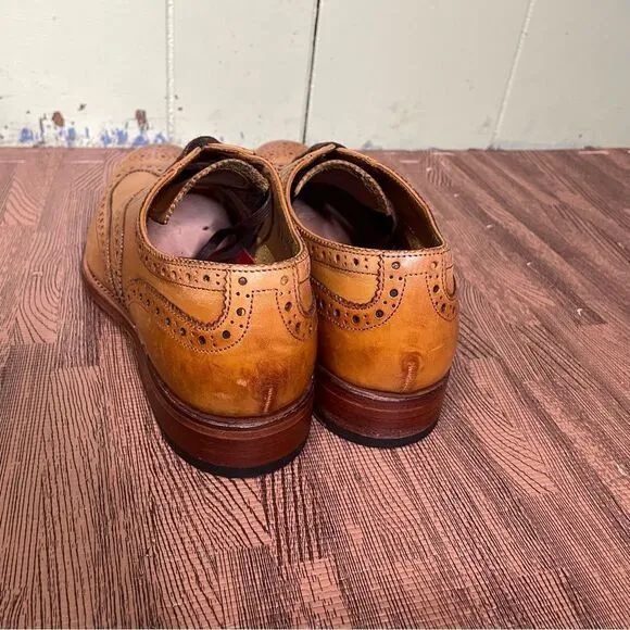 Grenson Dylan Wing Tip Oxford Brogue Leather Goodyear Welted Men’s UK 6.5 US 7.5