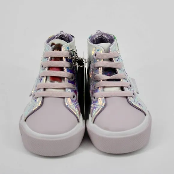 GROUND Up Disney 100 High Top Sneakers Toddler Size 5 in Purple/White NEW