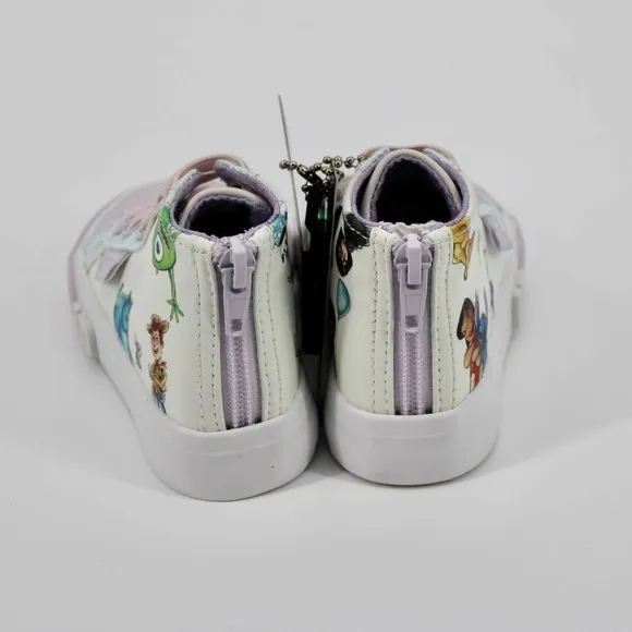 GROUND Up Disney 100 High Top Sneakers Toddler Size 5 in Purple/White NEW
