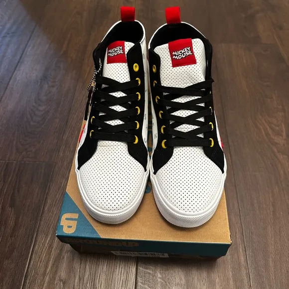 Ground Up Mickey Mouse Patch High-Top Sneakers