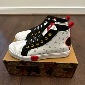 Ground Up Mickey Mouse Patch High-Top Sneakers