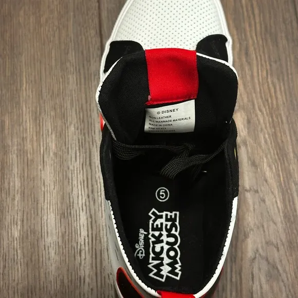 Ground Up Mickey Mouse Patch High-Top Sneakers