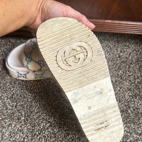 Gucci Multicolor Slide Sandals