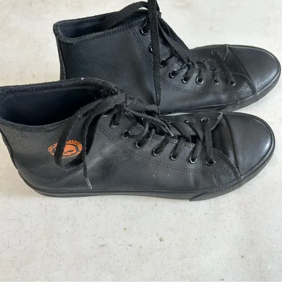 Harley Davidson Baxter High Top Tennis Shoes Size 11