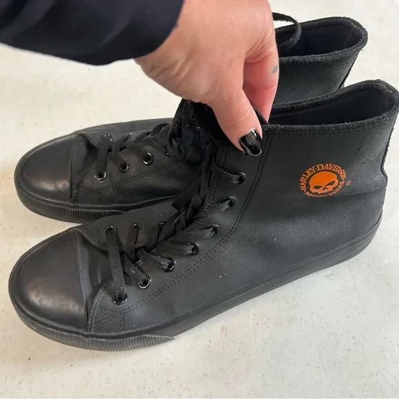 Harley Davidson Baxter High Top Tennis Shoes Size 11