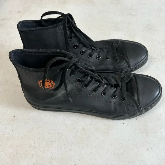 Harley Davidson Baxter High Top Tennis Shoes Size 11