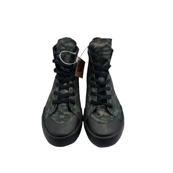 Harley Davidson Men's Baxter High-Top Camo Black/Green SneakersD93903 - SZ 10.5M