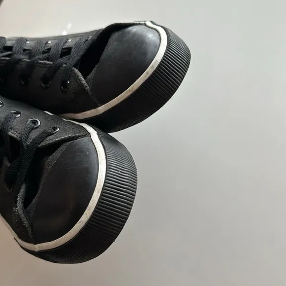 Harley-Davidson Mens Baxter Sneakers Shoes Black White Suede High Top 11.5