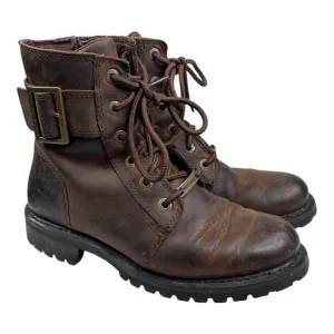Harley Davidson Motorcycle Boots Womens 7.5 M Stylewood Brown Leather D87087