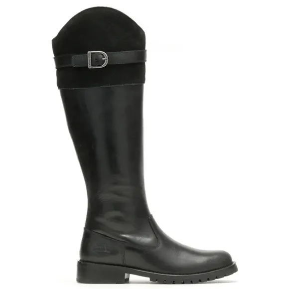 Harley-Davidson Women's Bradner Zip-Up 16&quot; Black Motorcycle Boots - 6.5