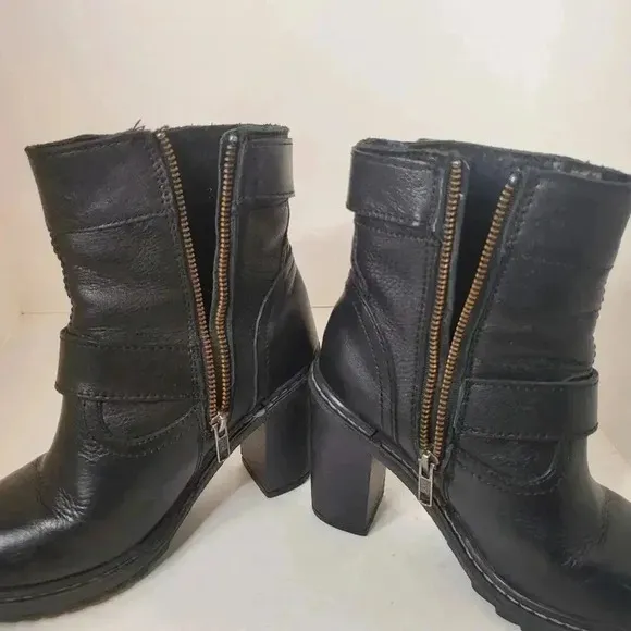 HARLEY DAVIDSON Women's Ludwell 5.5 Inch Black Fashion Boots Size 5.5