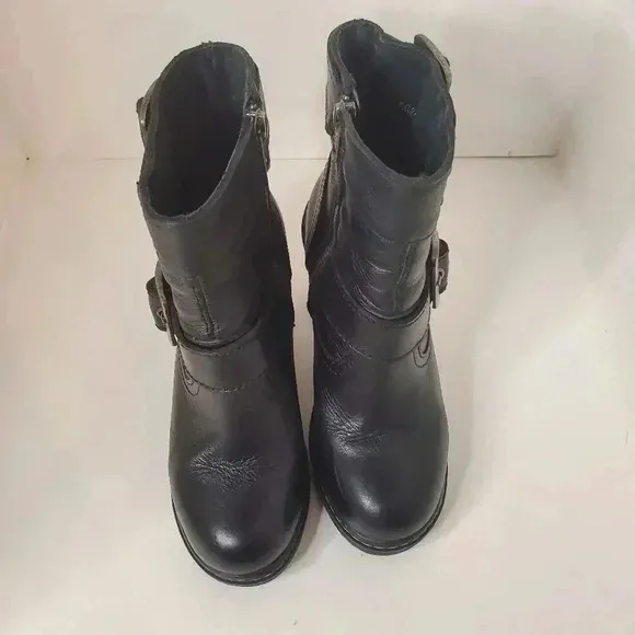 HARLEY DAVIDSON Women's Ludwell 5.5 Inch Black Fashion Boots Size 5.5