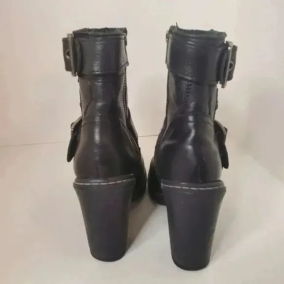 HARLEY DAVIDSON Women's Ludwell 5.5 Inch Black Fashion Boots Size 5.5